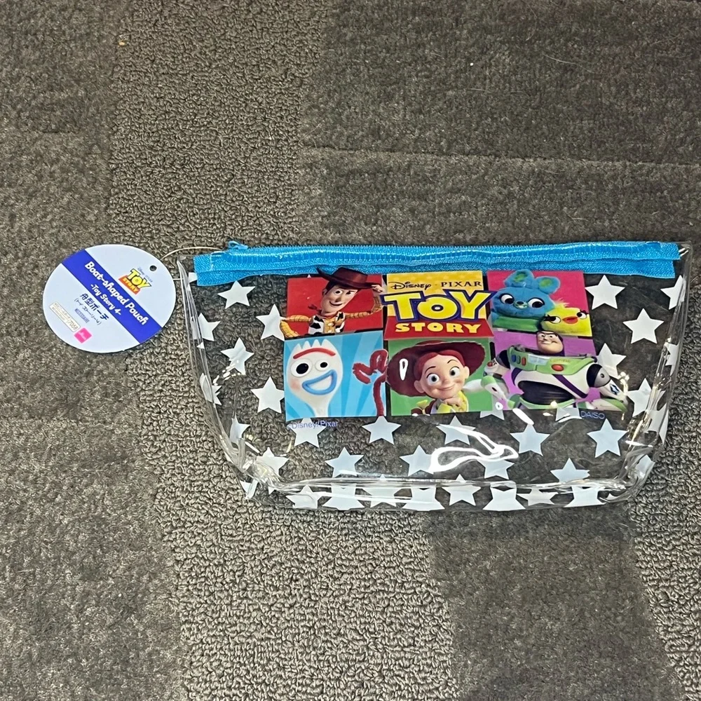 Toy Story 4 Boat Shaped Clear Vinyl Pouch Case Officially Licensed Disney Pixar